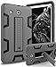 TOPSKY Compatible with Galaxy Tab E 9.6 Case, Three Layer Hybrid Heavy Duty Full-Body Shockproof Anti-Slip Protective Case,Grey/Black