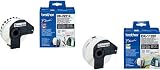 Brother DK-11221 Label Roll Square Labels Black on White 1000 Labels 23mm x 23mm view 2