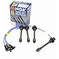 NGK Spark Plug Wire Set compatible with Toyota Tacoma 2.4L 2.7L L4 1997-2000 (except 1997 2.4L engines)