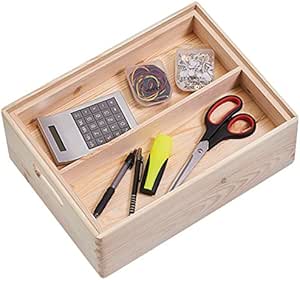 Zeller 13320 – Caja, Madera, Natural, 30 x 20 cm, Madera ...