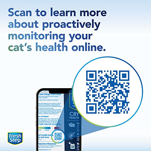 Fresh Step Crystals Health Monitoring Cat Litter, Unscented