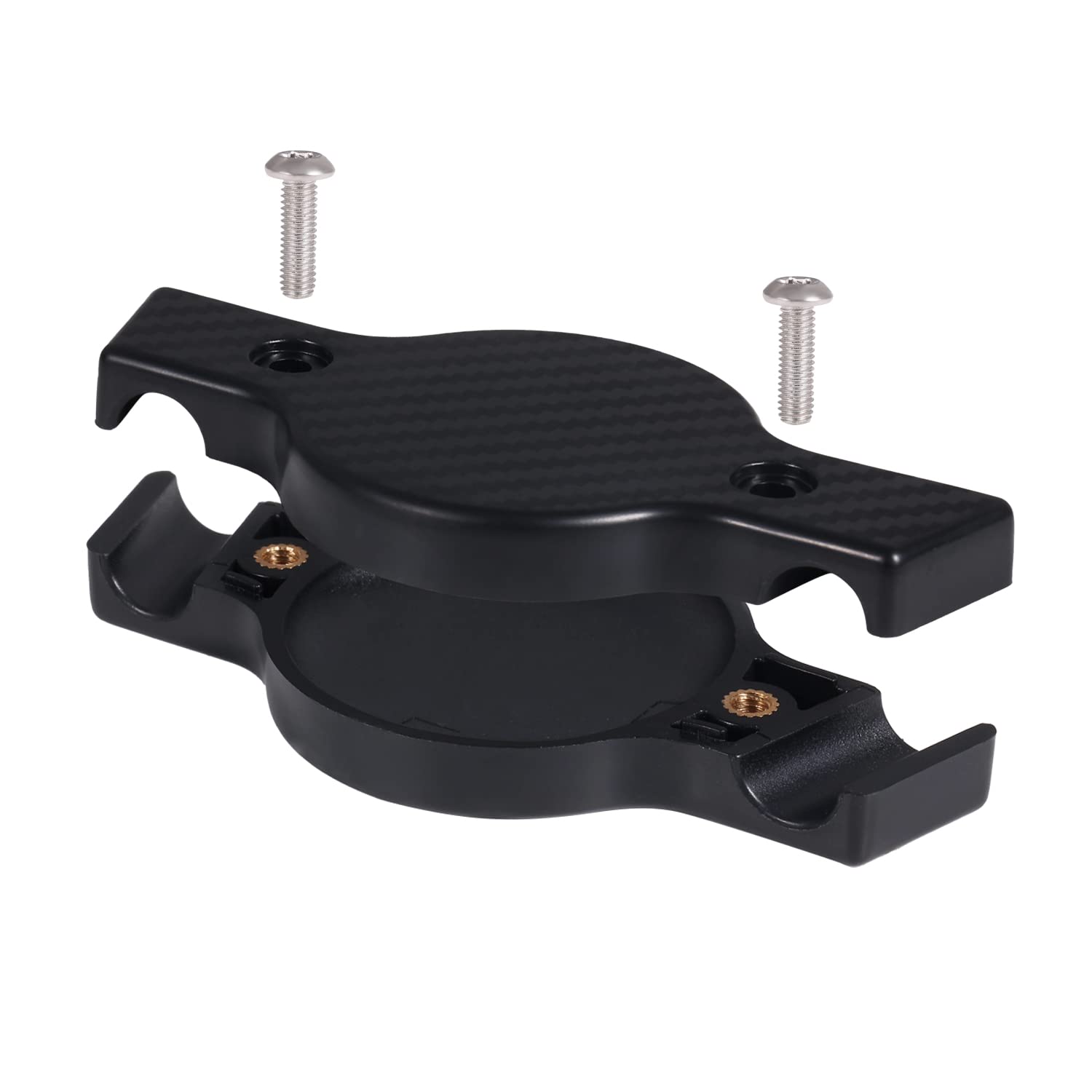 SAVITA Bike Hidden Mount for, Bike GPS Tracker for Under The Seat Waterproof, Bicycle Seatpost Reflector Mounts Anti-Theft Tag Holder Compatible for Apple, Electric, Scooter (Black)