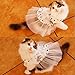 i'Pet Princess Floral Cat Party Bridal Wedding Dress Small Dog Flower Tutu Ball Gown Puppy Dot Skirt Doggy Photo Apparel Stretchy Clothes Mesh Costume for Spring Summer Wear