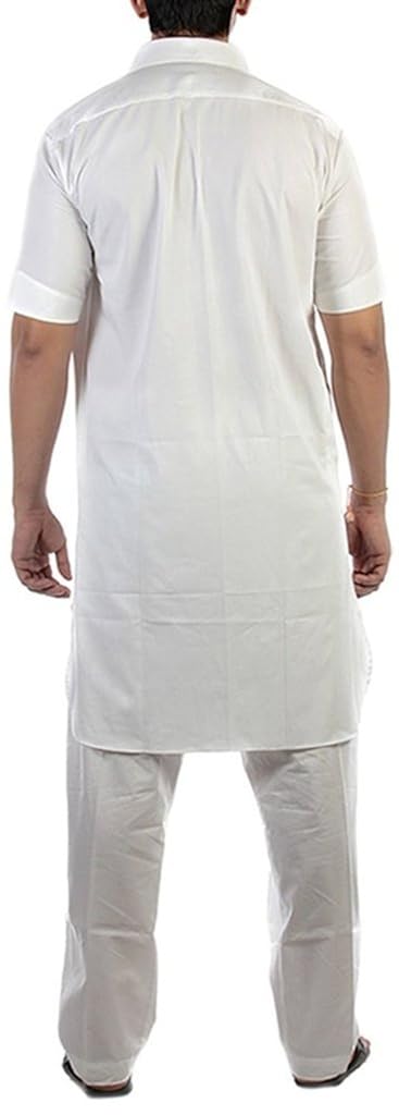 royal kurta men's cotton linen pathani suit