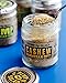 PIMP MY SALAD Vegan Cashew Parmesan Cheese Substitute | Keto, Gluten Free, Paleo, Dairy Free | Meal & Salad Toppers, Snacks Made with Whole Food Ingredients | Eco Jar | 4.2 oz