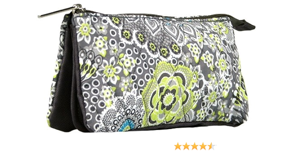 studio triple zipper pouch
