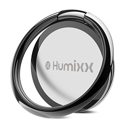 Humixx Phone Ring Holder Universal Phone Ring Stand Fit Well with Magnetic Phone Mount Holder 360Â° Rotation Compatible with iPhone 8 Plus/X/XR/XS Max, Samsung S10/S10 Plus, Huawei P30 etc.