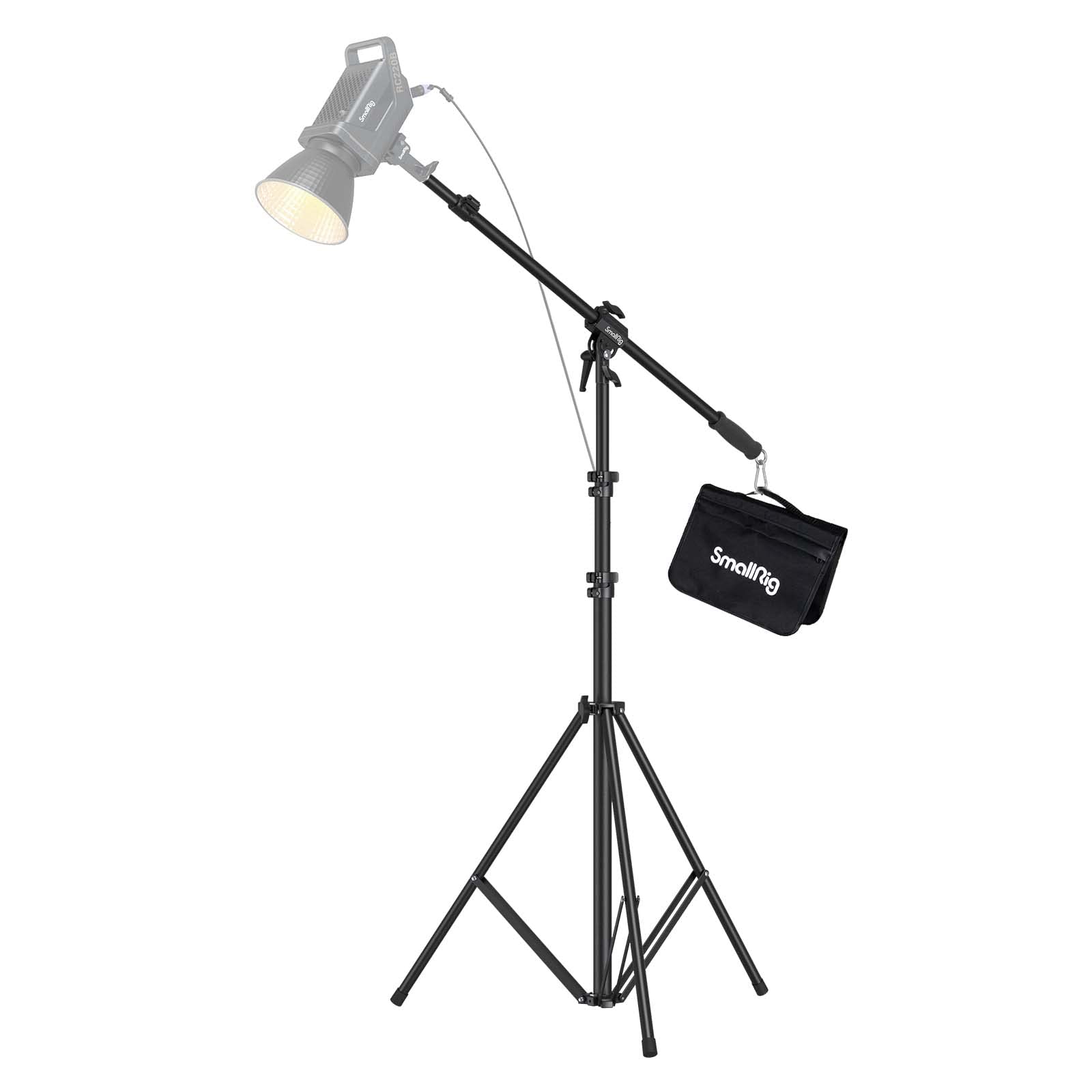 SmallRig RA-S280A ライトスタンド 撮影 ブームアーム付き 耐荷重5kg 高さ調整可能（280cmまで）ストロボ ビデオライト用 ソフトボックス用 三脚 3737 の商品画像