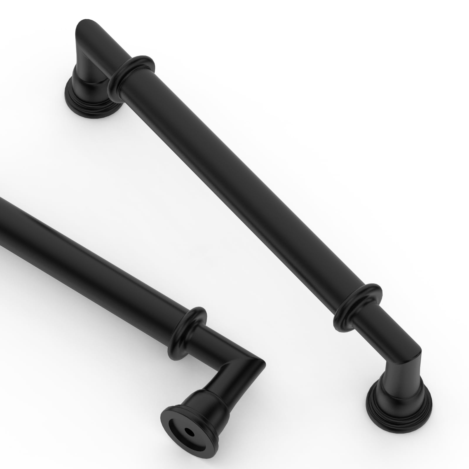 Photo 1 of Asidrama 10 Pack 5 Inch(128mm) Matte Black Kitchen Cabinet Handles, Cabinet Pulls Kitchen Cabinet Hardware for Cupboard Drawer Pulls