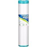 PUREPLUS 5 Micron 20" x 4.5" RFN20BB Whole House Iron & Manganese Reduce Water Filter Replacement Cartridge, Replacement for FM25B, RFFE20-BB, CFRFFE-20BB, 1 Pack
