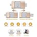 USB Flash Drives for iPhone 128GB [3-in-1] OTG Jump Drive, AHNR Thumb Drives External Micro USB Memory Storage Pen Drive, USB 3.0 Flash Memory Stick for iPhone, iPad, iOS, Android, PC (Gold)