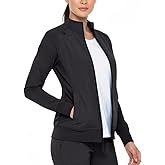 Monarch Uniforms Womens Scrub Jacket Zippered Warm-up Jacket