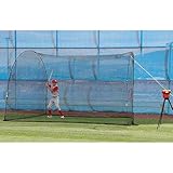 Heater Sports Crusher Mini Lite-ball Pitching Machine with Homerun Batting Cage - 12 X 12 X 10