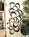 Deco 79 Metal Abstract Home Wall Decor Scalloped Wall Sculpture, Wall Art 35