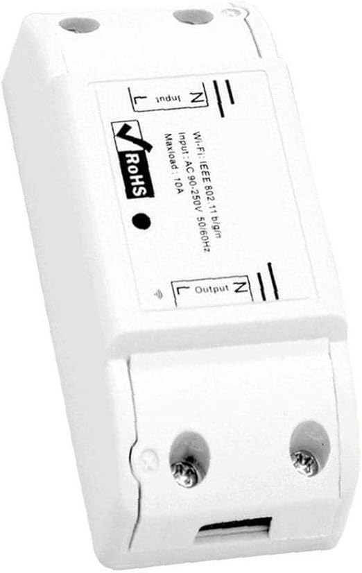 GGOOD Smart Switch Pared WiFi con Control Remoto Y Temporizador Smart Home Wireless Switch Interruptor De Control Mdulo De Rel De Automatizacin Modificacin Remoto para Android Blanca