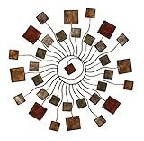 Deco 79 Modern Blossom Sun Abstract Metal Wall Art Home Décor (Kitchen)