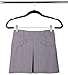 ZOYER Black Velvet Hangers 20 Pack, Metal Felt Hangers for Clothes, Heavy Duty Flocked Space Saving Bulk Hangers with Clips for Skirts, Coat, 360 Degree Rotate-able Swivel Hook Pant Hangers