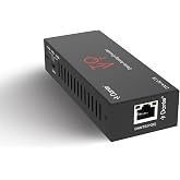 ToVi Dante Analog Audio Encoder - 2-Channel Analog to Dante/AES67 | Audio Over IP Converter - Balanced/Unbalanced Input with 3-Level Gain - 24-bit 44.1/48/96kHz, Plug And Play Functionality