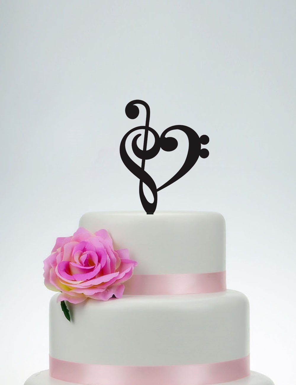 Music Note Cake Topper Custom Cake Topper Wedding Cake Topper
