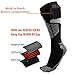 Heated Electric Warm Thermal Socks - Battery Operated Winter Foot Warmers For Adults Men & Women, Warming Socks Get Toes Warm In Cold Weather Outdoors Or Indoors - Patterns and Colors Will Vary