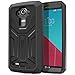 Poetic Revolution Series for LG G4 (2015) Case, Full-Body Rugged Dual-Layer Shockproof Protective Cover with Kickstand and Built-in-Screen Protector, Black