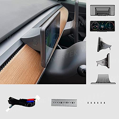 WHKJ Tesla Model 3 Model Y Heads up Display Carplay Android Auto HUD