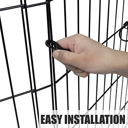 BV Pet 30"H Foldable Exercise Pen / Dog Playpen, 8 Panels with Single Door - Thumbnail 3
