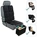 BABYSEATER Car Seat Protector for Child Car Seat with Folding Trash Can - Car Seat Covers Front Seats Only - XL Carseat Pad, Thick Padding, Waterproof, Fits All Vehicles - Keeps Your Seats Clean