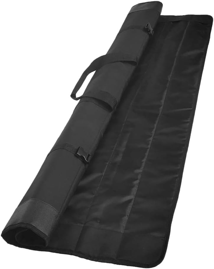 LEIPUPA Fishing Rod Case, Portable Folding Fishing Rod Case, 4PCS Fishing Pole Reel Storage Bag Fishing Gears Organizer 130cm