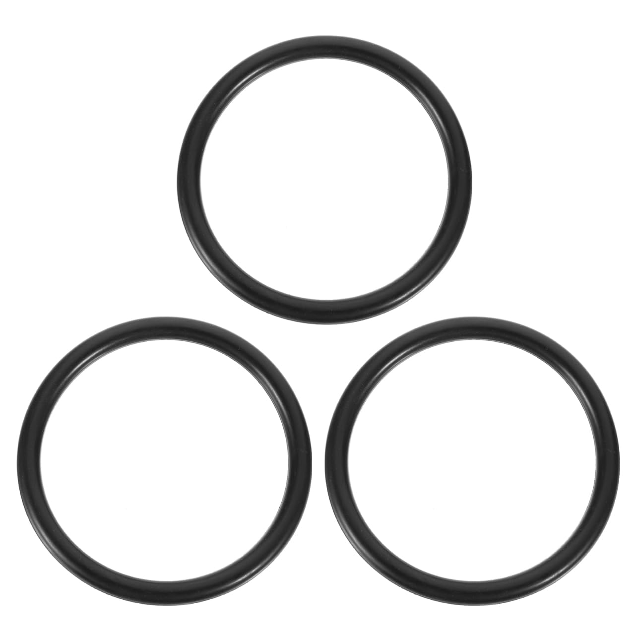 GREENADSCAPE Crystal Singing Bowl Cushion Pads 3 Pack Rubber Rings for Sound Bowls Meditation Decor Mat 3.74X3.74X0.28In