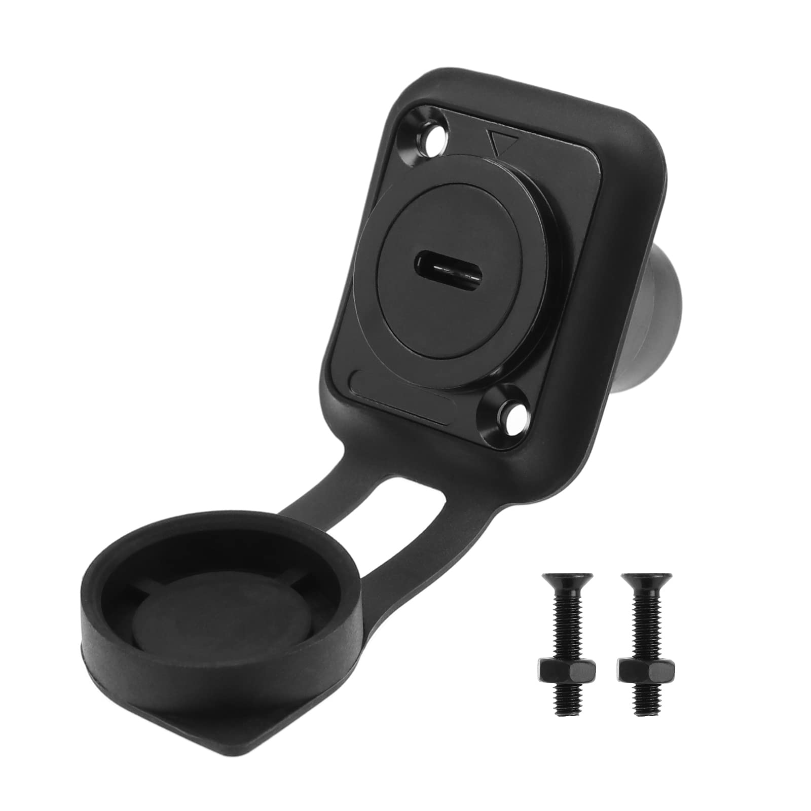 Create idea Type C Panel Mount Connector Socket Type C Female to Female Coupler Adapter Converter In-line D-type Pass Through Module Adapter 5Gbps