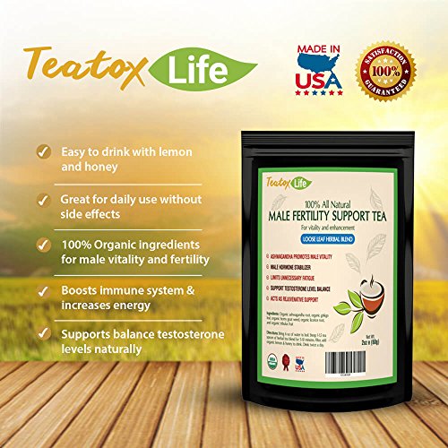 Herbal Supplements Male Fertility tea blend, fertility booster
