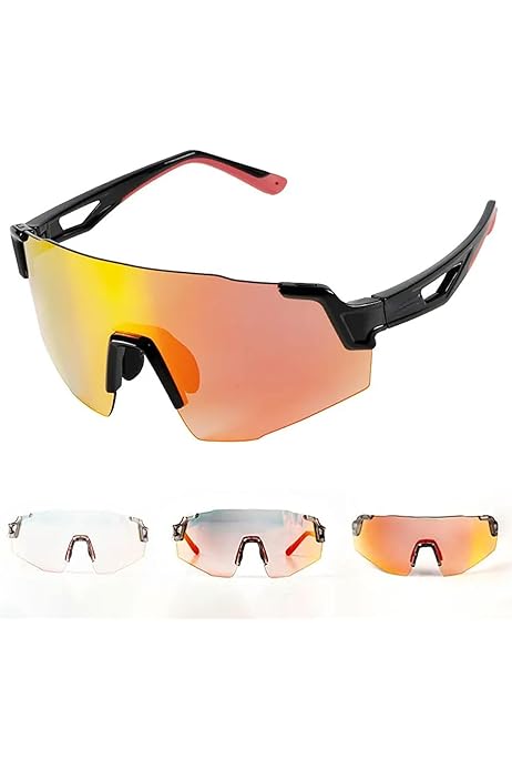 Lentes Para Correr TECHVIDA Gafas De Montar Polarizadas, Gafas De
