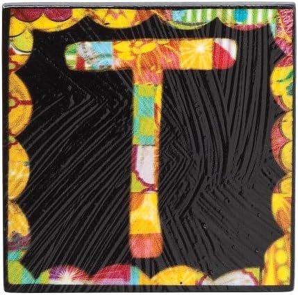 Colorful Devotions "T" Magnet Clip - Monogram Fridge Personalized 101270-CD