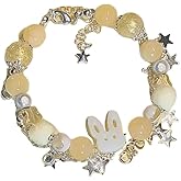 Shopular Anime Game Love and deepspace Xavier Cosplay Rabbit Star Beaded Bracelets Jewelry Hand Chain Bangle Accessories Props Gift