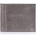 Alpine Swiss Mens Top Grain Leather Slimfold Wallet Gray