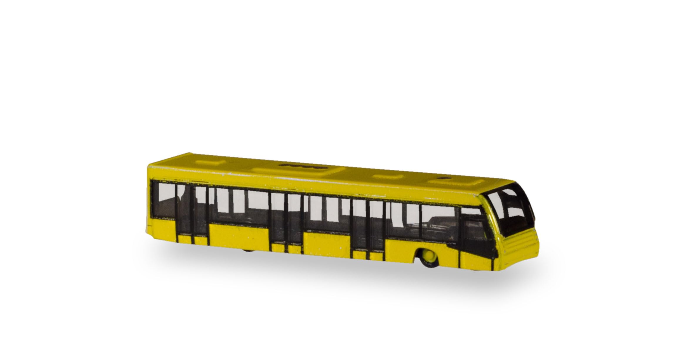 Herpa Wings Scenix 562591 Airport Bus Set of 4 Yellow (1/400 Scale )