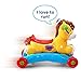 VTech 80-191400 Gallop & Rock Learning Pony Toy, Yellow/Blue