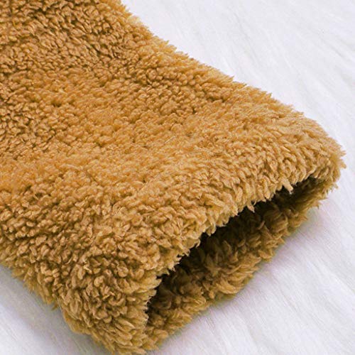 Sanyyanlsy Women's Long Sleeve Button Hoodie Coat Fluffy Plush Pullover Tops Loose Sweater Outwear Fashion Winter Wear D-Yellow