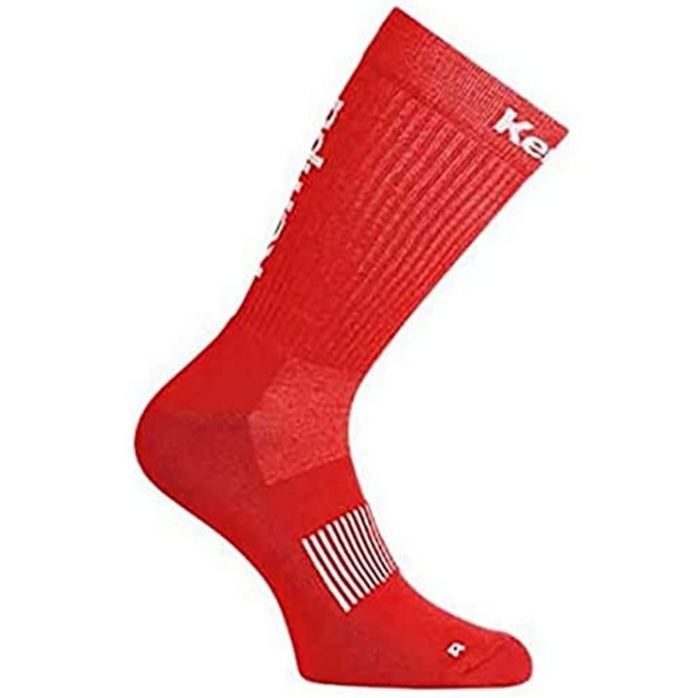 Kempa Men's Logo Classic Socken Men's socks, Rot/Weiß, 36-40