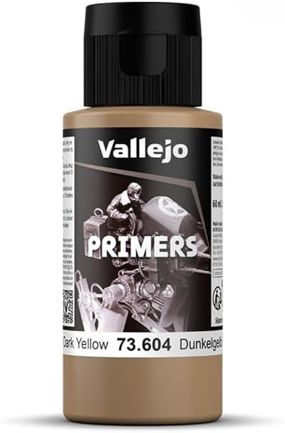 Vallejo Model Color Polyurethane Primer German Dark Yellow 60ml