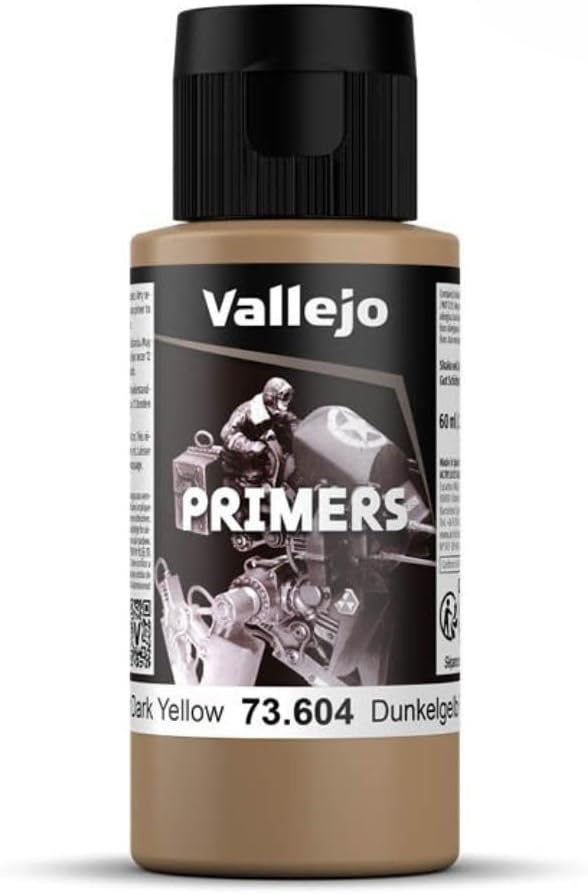Vallejo Model Color Polyurethane Primer German Dark Yellow 60ml