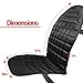 Zone Tech Car Heated Seat Cover Cushion Hot Warmer - 2-Piece Set 12V Heating Warmer Pad Hot Black Cover Perfect for Cold Weather and Winter Driving