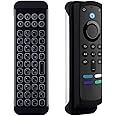 iPazzPort Mini Bluetooth Keyboard Wireless with Remote Case for Amazon Firestick, Fire TV Stick /4K/Lite/Cube, Fire TV 3rd Gen, Echo Show 15.