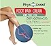 PhysAssist Soothing Foot Cream to Feet and Legs (Three - 4 oz jars) Soothing to feet and Legs.