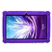 Transwon 7 Inch Kids Case Compatible with INONI Kids Tablet Android 6.0, Ainol Q88, TOPELOTEK 7, Dragon Touch Y88X Plus, Tagital 7 T7K, Contixo Kids Tablet K2 K3 - Purple