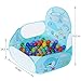 Jiexing Kids Ball Pit Playpen,Ball Tent Ball Pit Pool for Toddlers,with Basketball Hoop and Zippered Storage Bag(47inch)