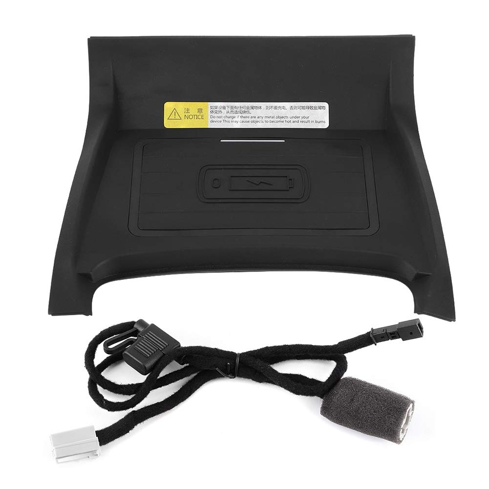 KIMISS Wireless Car Charger Charging Pad Quick Charge Adapter 15W Wireless Car Charger Plate Fast Charge Mobile Phone Fit Discovery Sport 2015-2019