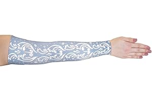 LympheDIVAs Medical Graduated Compression Sleeve for Lymphedema (Short 20-30 mmHg Large, Claire)