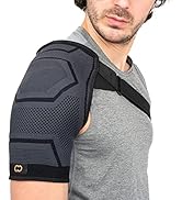 Copper Compression Shoulder Brace | Shoulder Pain Relief with PowerKnit Compression Technology | ...